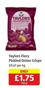 Fiery Pickled Onion Crisps