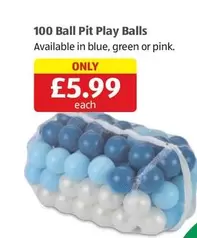 100 Ball Pit Play Balls