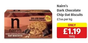 Nairn's - Dark Chocolate Chip Oat Biscuits