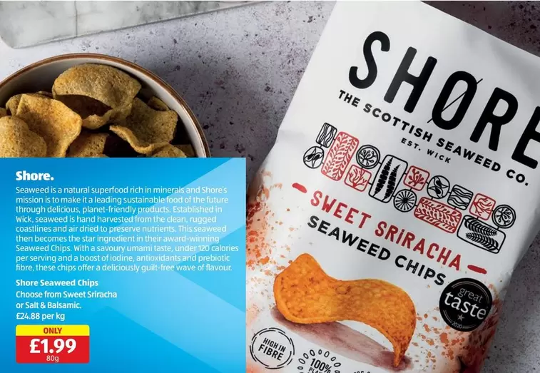 Boost - Sweet Sriracha Seaweed Chips