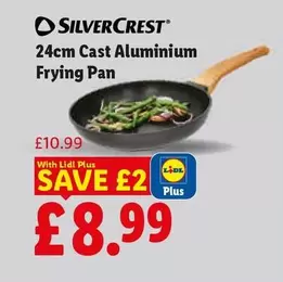 Silvercrest - 24cm Cast Aluminium Frying Pan