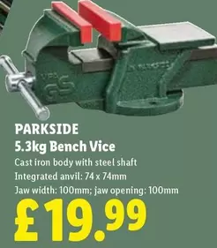Parkside - 5.3kg Bench Vice