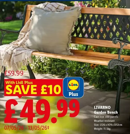 Livarno - Garden Bench