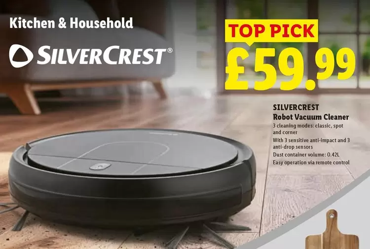 Silvercrest - Robot Vacuum Cleaner