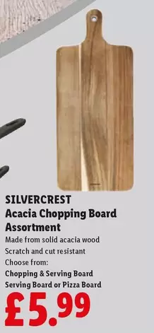 Silvercrest - Acacia Chopping Board Assortment