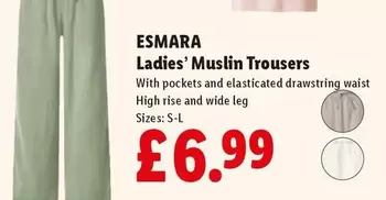 Esmara - Ladies' Muslin Trousers