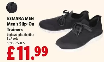 Esmara - Men's Slip-On Trainers