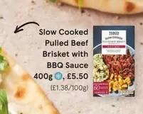 Slow Cooked Pulled Beef Brisket with BBQ Sauce