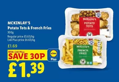 Lidl - Potato Tots & French Fries