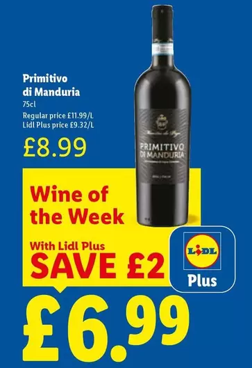 Lidl - Primitivo di Manduria