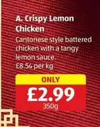 Crispy Lemon Chicken