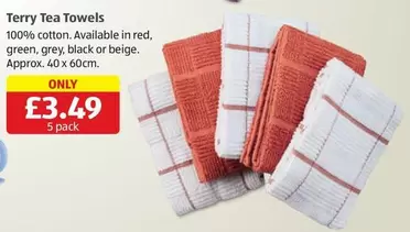 COTTON - Terry Tea Towels