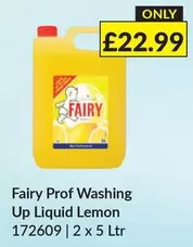 Fairy - Prof Washing Up Liquid Lemon 172609