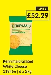 Kerrymaid - Grated White Cheese 119456 | 6 x 2kg