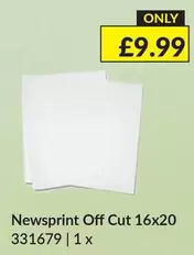 Newsprint Off Cut 16x20 331679 | 1 x