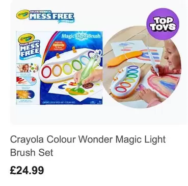 Crayola - Colour Wonder Magic Light Brush Set