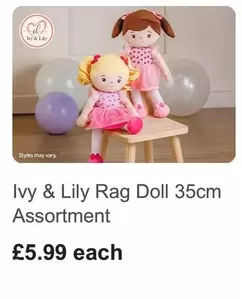 Ivy & Lily Rag Doll