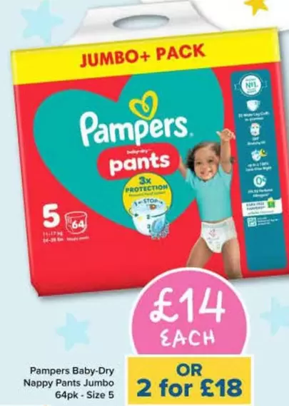 Pampers - Nappy Pants Jumbo