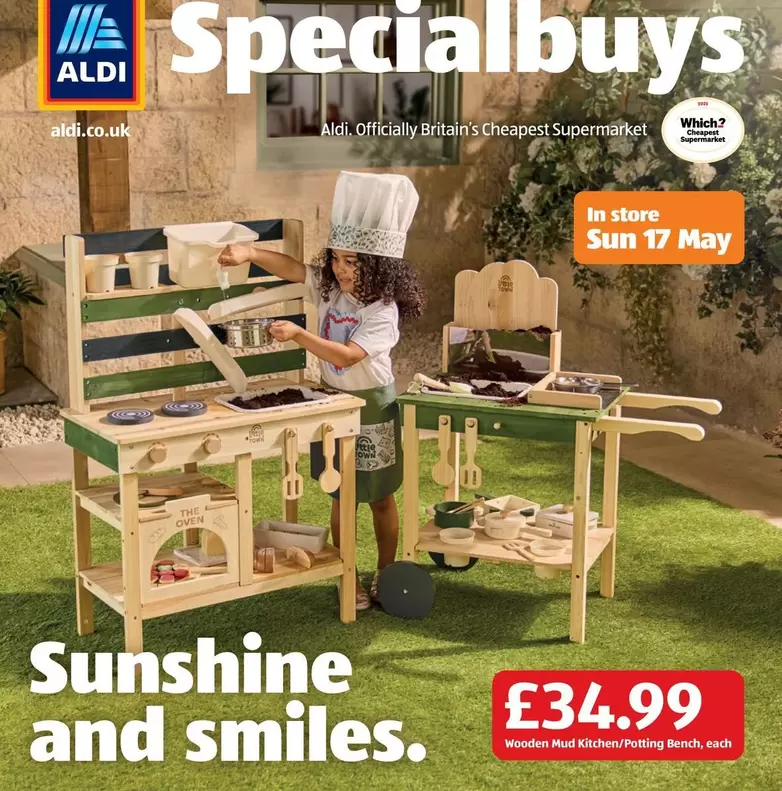 Sun - Wooden Mud Kitchen/Petting Bench