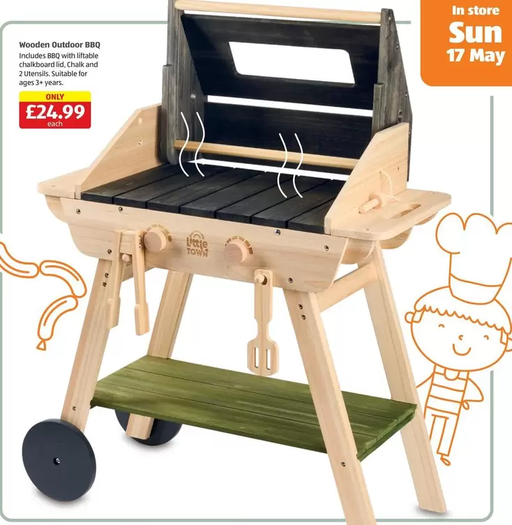 Sun - Wooden Outdoor BBQ