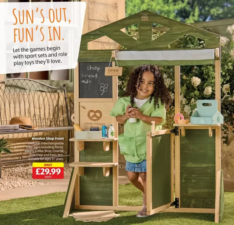Sun - Wooden Shop Front