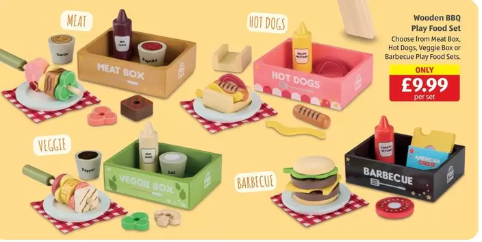 Wooden Play Food Set