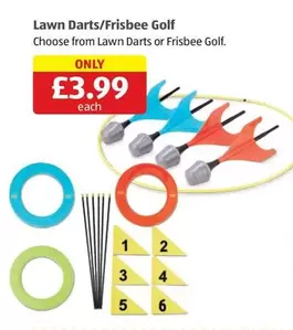 Lawn Darts/Frisbee Golf
