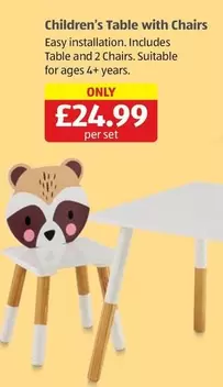 Children's Table with Chairs