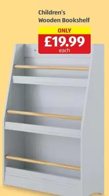 Children's Wooden Bookshelf