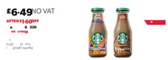 Starbucks Bottled Drinks
