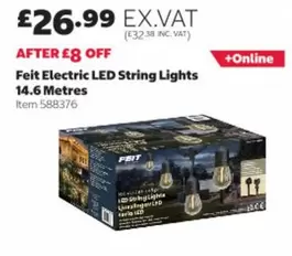 Ace - Feit Electric LED String Lights 14.6 Metres Item 588376