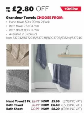 Grandeur Towels