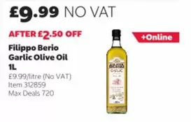 Filippo Berio - Garlic Olive Oil 1L