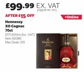 XO Cognac 70cl