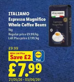 Italiamo - Espresso Magnifico Whole Coffee Beans