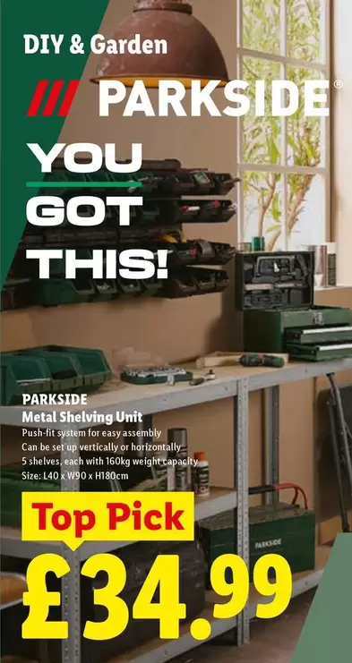 Parkside - Metal Shelving Unit