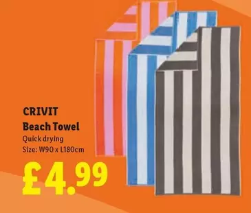 Crivit - Beach Towel