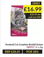 CAT - Cat Complete Beef&Chicken 189917 | 4 x 2kg