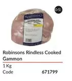 Robinsons - Rindless Cooked Gammon 671799