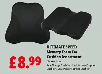 Head - Memory Foam Car Cushion Assortment