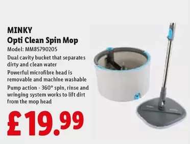 minky - Opti Clean Spin Mop MM85790205