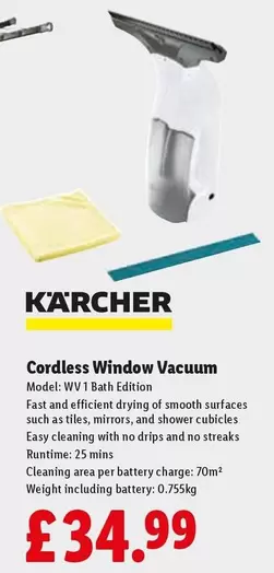 Cordless Window Vacuum