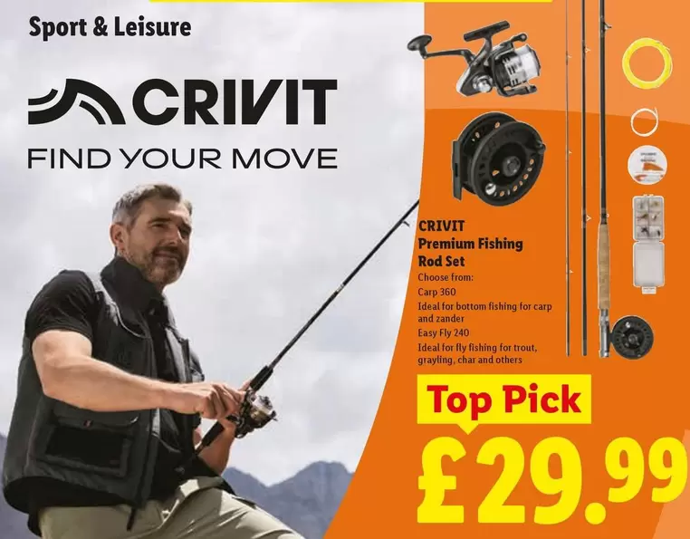 Crivit - Premium Fishing Rod Set