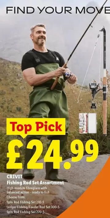 Crivit - Fishing Rod Set Assortment