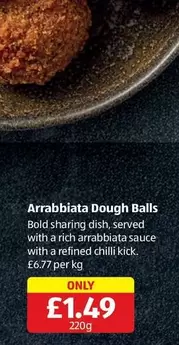 Bold - Arrabbiata Dough Balls