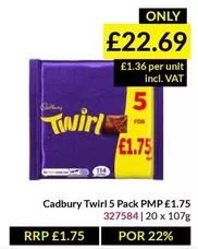 Cadbury - Twirl 5 Pack PMP