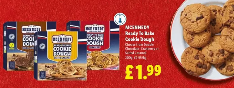 Ready To Bake Cookie Dough
