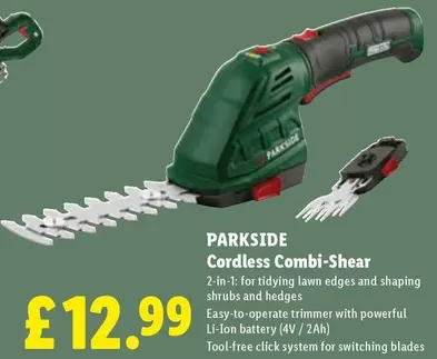 Parkside - Cordless Combi-Shear