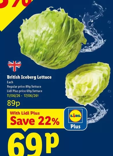 Lidl - British Iceberg Lettuce
