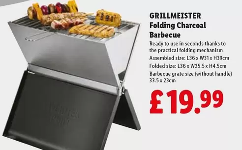 Folding Charcoal Barbecue